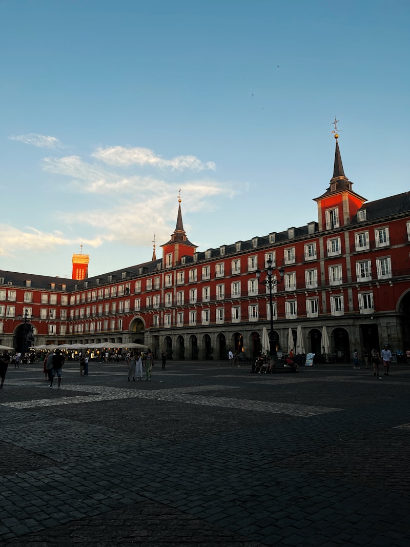 Plaza Mayor — get advice early; Madrid problems compound on weekends