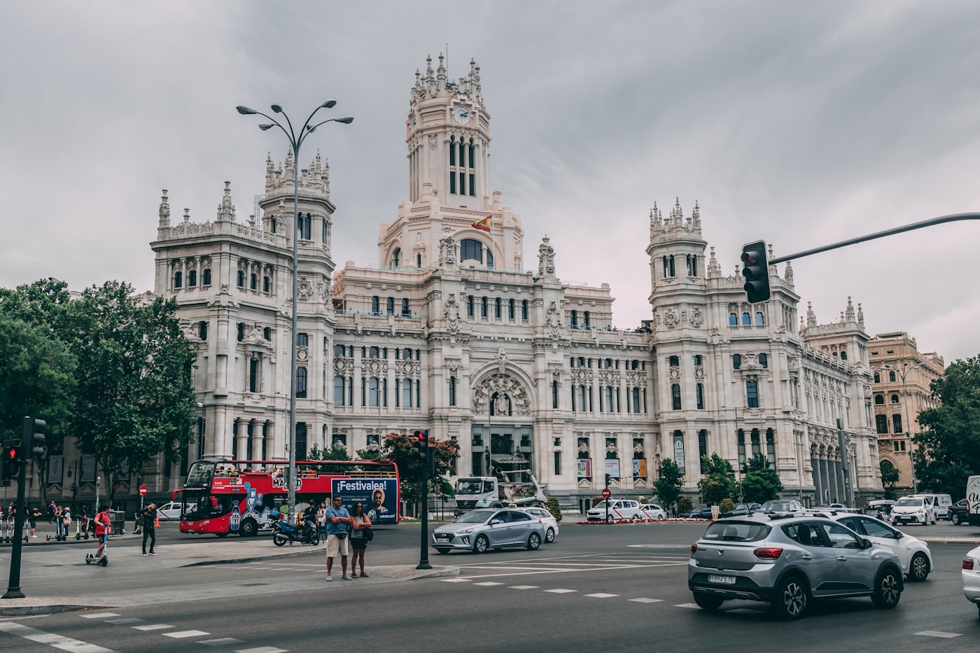 Palacio de Cibeles on Plaza de Cibeles